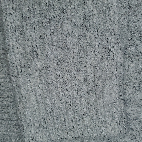 William Rast Grey Turtle Neck Ribbed Sweater Size Small Neutral - Picture 7 of 8